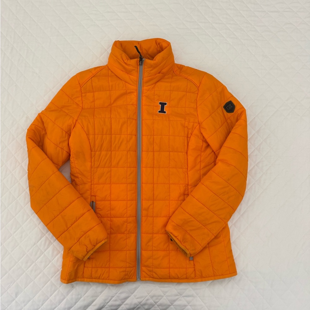 Cutter & Buck Rainier lightweight Illini puffer jacket